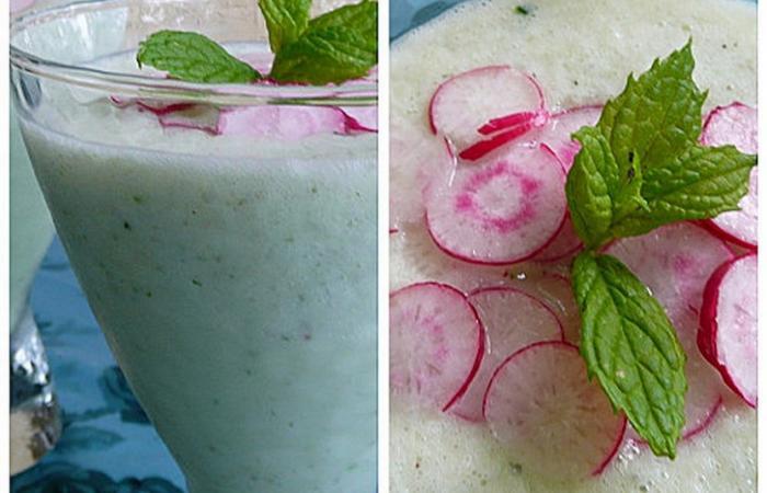 Régime Dukan (recette minceur) : Soupe glacée de concombre à la menthe #dukan https://www.proteinaute.com/recette-soupe-glacee-de-concombre-a-la-menthe-5451.html