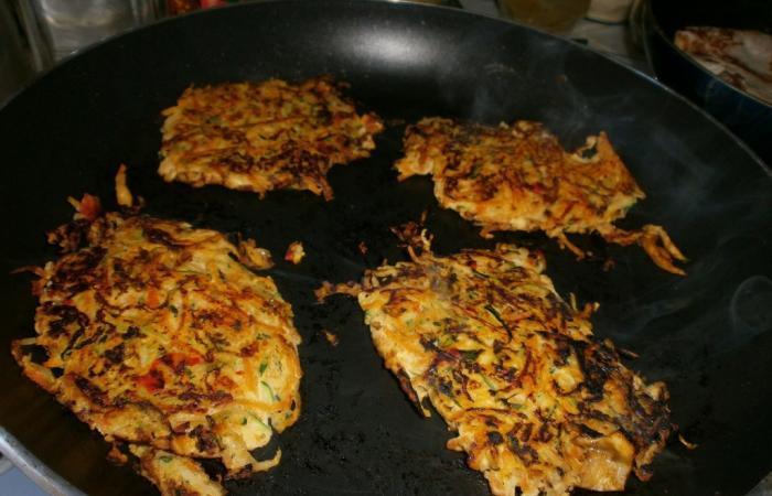 R�gime Dukan (recette minceur) : Paillassons de l�gumes #dukan https://www.proteinaute.com/recette-paillassons-de-legumes-5472.html