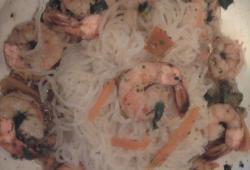 Recette Dukan : Crevettes thaies et vermicelles de konjac