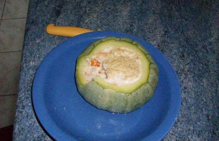 R�gime Dukan (recette minceur) : Courgette geante farcie #dukan https://www.proteinaute.com/recette-courgette-geante-farcie-5696.html