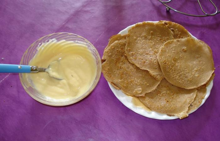 R�gime Dukan (recette minceur) : Cr�pes au chocolat et leur cr�me vanille #dukan https://www.proteinaute.com/recette-crepes-au-chocolat-et-leur-creme-vanille-5709.html