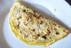 R�gime Dukan, la recette Cr�pe jambon fromage