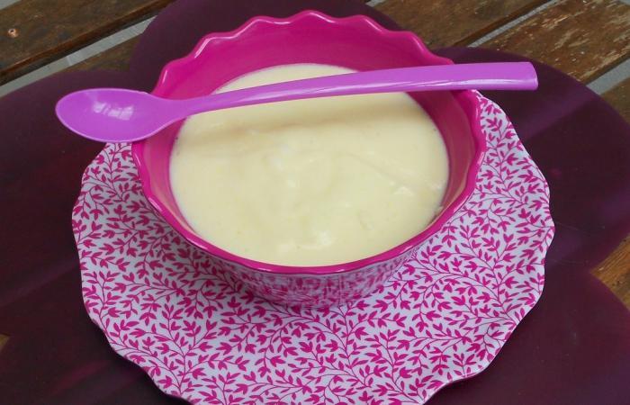 R�gime Dukan (recette minceur) : Mousse trop�zienne coco/banane #dukan https://www.proteinaute.com/recette-mousse-tropezienne-coco-banane-5757.html