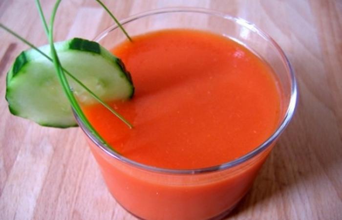 Rgime Dukan (recette minceur) : Gaspacho andalou #dukan https://www.proteinaute.com/recette-gaspacho-andalou-577.html