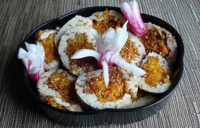 Régime Dukan (recette minceur) : Roulé de dinde au curry courgette carotte #dukan https://www.proteinaute.com/recette-roule-de-dinde-au-curry-courgette-carotte-5781.html