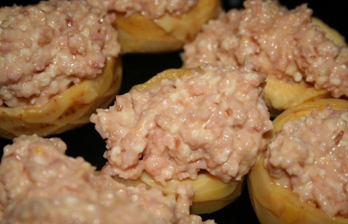 Régime Dukan (recette minceur) : Coeurs d'artichauts à la mousse de jambon #dukan https://www.proteinaute.com/recette-coeurs-d-artichauts-a-la-mousse-de-jambon-5824.html