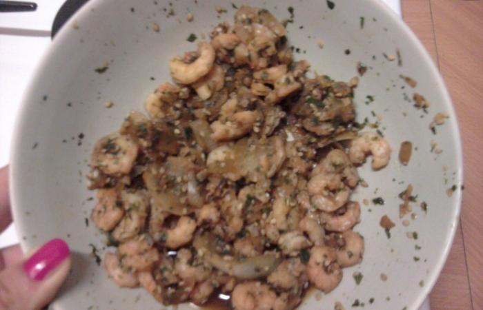 R�gime Dukan (recette minceur) : Crevettes saut�es au gingembre #dukan https://www.proteinaute.com/recette-crevettes-sautees-au-gingembre-5839.html