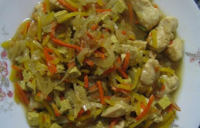 Régime Dukan (recette minceur) : Soupe légère poulet - légumes #dukan https://www.proteinaute.com/recette-soupe-legere-poulet-legumes-5864.html
