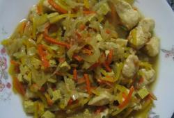 Recette Dukan : Soupe légère poulet - légumes