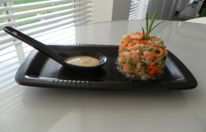 Régime Dukan (recette minceur) : Tartare de poissons #dukan https://www.proteinaute.com/recette-tartare-de-poissons-5898.html