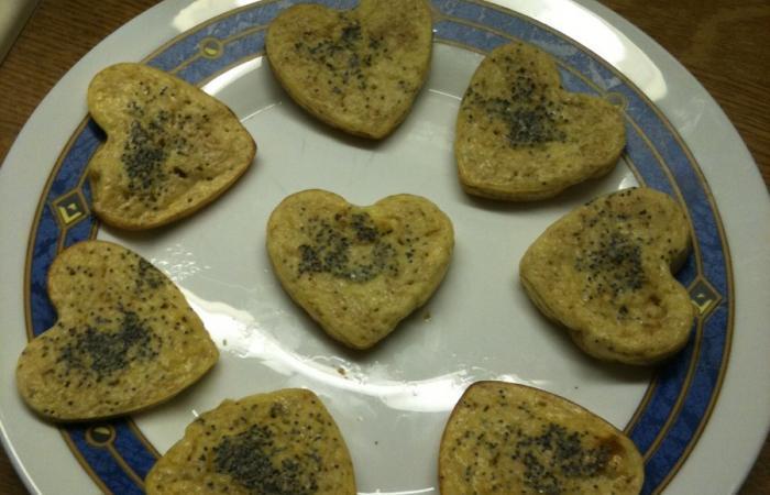 Petits coeurs Citron et graines de Pavot
