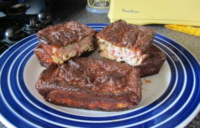 R�gime Dukan (recette minceur) : Cake jambon / olive / fromage #dukan https://www.proteinaute.com/recette-cake-jambon-olive-fromage-5948.html