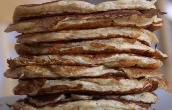 R�gime Dukan (recette minceur) : Pancakes #dukan https://www.proteinaute.com/recette-pancakes-6047.html