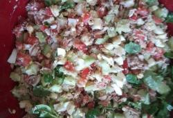 Recette Dukan : Salade mimosa au thon