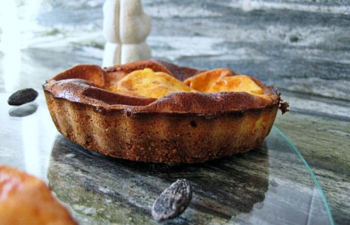 Régime Dukan (recette minceur) : Tarte au lait ribot et fève tonka #dukan https://www.proteinaute.com/recette-tarte-au-lait-ribot-et-feve-tonka-6143.html