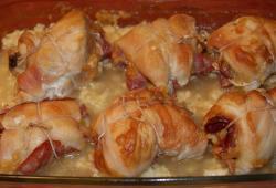 Recette Dukan : Paupiettes de volaille fa�on cordon bleu