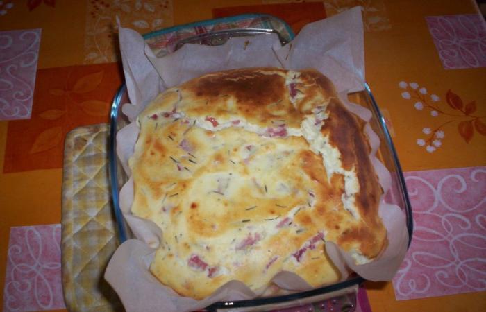 R�gime Dukan (recette minceur) : G�teau au fromage blanc sal� #dukan https://www.proteinaute.com/recette-gateau-au-fromage-blanc-sale-6227.html