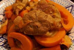 Recette Dukan : Tajine de veau au potimarron et safran