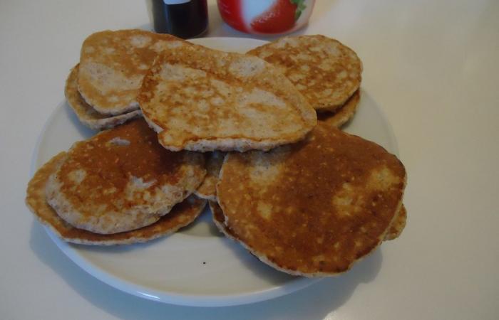 Rgime Dukan (recette minceur) : Pancakes sans jaune d'oeuf ni lait en poudre #dukan https://www.proteinaute.com/recette-pancakes-sans-jaune-d-oeuf-ni-lait-en-poudre-6252.html