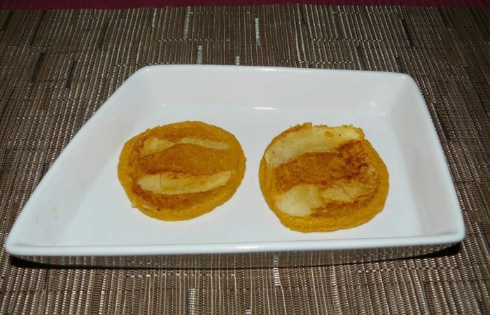 R�gime Dukan (recette minceur) : Pancake au potiron vanill� et aux pommes #dukan https://www.proteinaute.com/recette-pancake-au-potiron-vanille-et-aux-pommes-6276.html