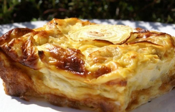 R�gime Dukan (recette minceur) : Tarte � l'oignon #dukan https://www.proteinaute.com/recette-tarte-a-l-oignon-6306.html