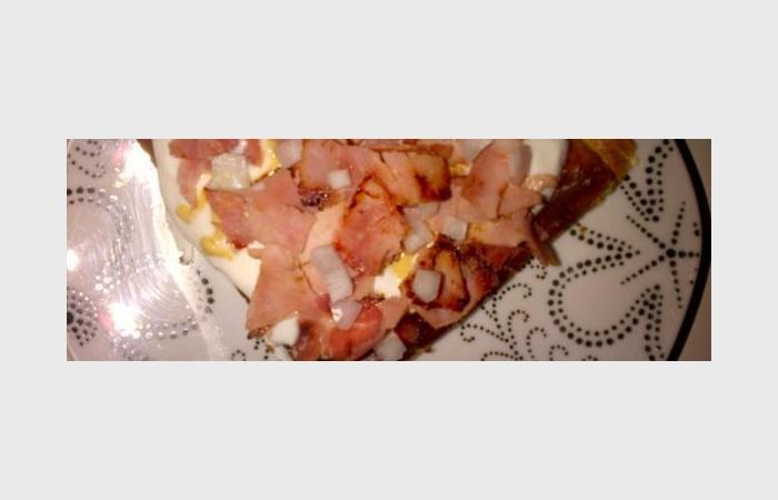 R�gime Dukan (recette minceur) : Flammekueche Dukan #dukan https://www.proteinaute.com/recette-flammekueche-dukan-6426.html