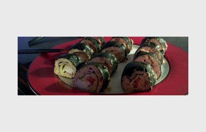 Régime Dukan (recette minceur) : Maki mousse de thon cannelle #dukan https://www.proteinaute.com/recette-maki-mousse-de-thon-cannelle-6485.html