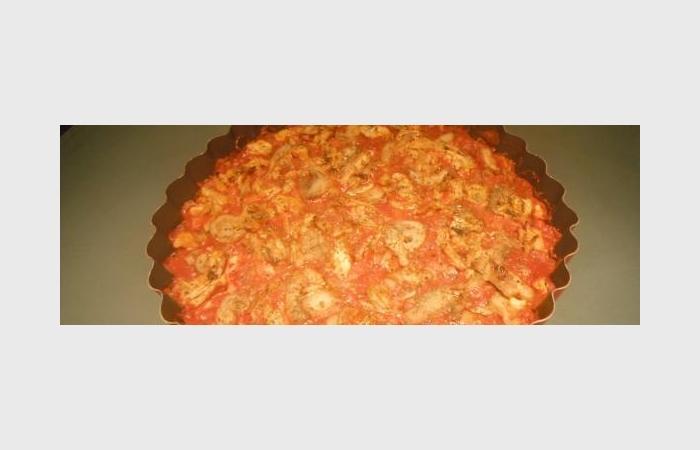 Régime Dukan (recette minceur) : Pizza poulet sans son  #dukan https://www.proteinaute.com/recette-pizza-poulet-sans-son-6540.html
