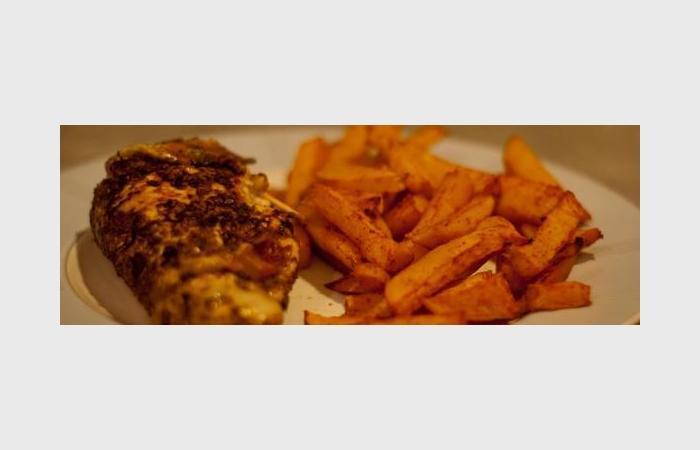 Rgime Dukan (recette minceur) : Cordon bleu et frites de rutabaga #dukan https://www.proteinaute.com/recette-cordon-bleu-et-frites-de-rutabaga-6610.html