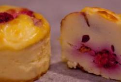 Recette Dukan : Muffins ricotta framboise/poire