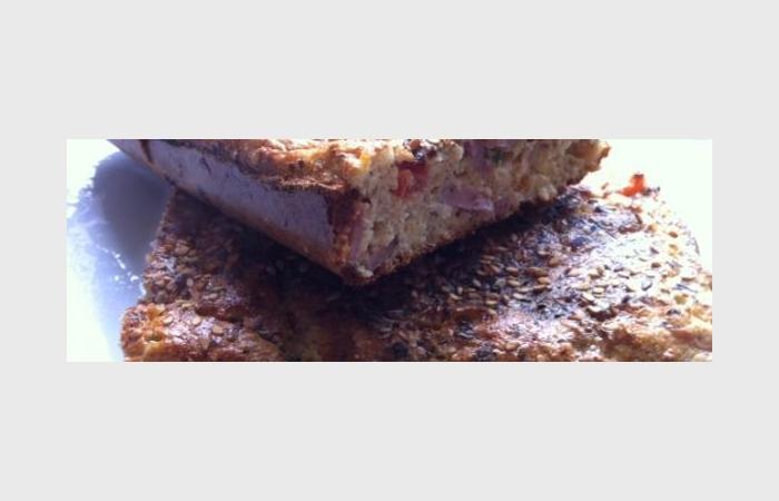 R�gime Dukan (recette minceur) : Cake sal� moelleux #dukan https://www.proteinaute.com/recette-cake-sale-moelleux-6624.html