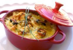 Recette Dukan : Cassolette de poissons et fruits de mer au curry (ou safran)