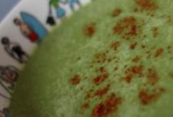 Recette Dukan : Velout� de l�gumes verts (surgel�s) aux �pices