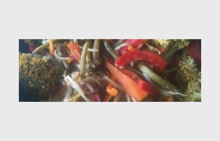 Rgime Dukan (recette minceur) : Wok asiatique de lgumes varis  #dukan https://www.proteinaute.com/recette-wok-asiatique-de-legumes-varies-6728.html