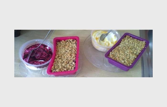 Régime Dukan (recette minceur) : Crumble express aux Pépites Dukan #dukan https://www.proteinaute.com/recette-crumble-express-aux-pepites-dukan-6824.html