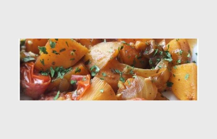 Rgime Dukan (recette minceur) : Mijot de navets et tomates  #dukan https://www.proteinaute.com/recette-mijote-de-navets-et-tomates-6962.html