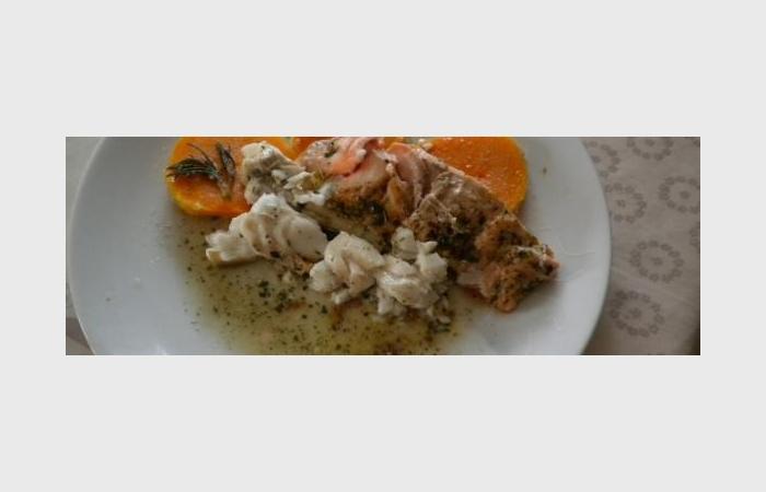 R�gime Dukan (recette minceur) : Duo de saumon-cabillaud � la butternut #dukan https://www.proteinaute.com/recette-duo-de-saumon-cabillaud-a-la-butternut-7005.html