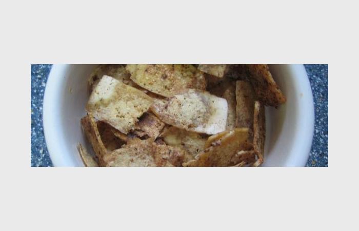 Régime Dukan (recette minceur) : Chips de tofu à la cannelle #dukan https://www.proteinaute.com/recette-chips-de-tofu-a-la-cannelle-7102.html
