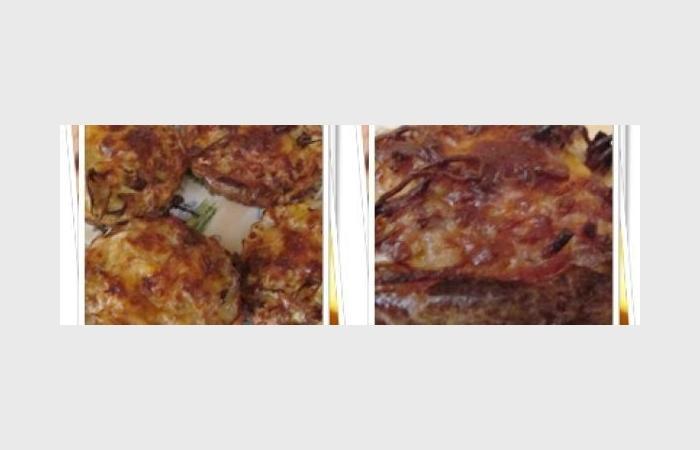 Régime Dukan (recette minceur) : Quiche sans pâte (endive, oignons, thon, jambon) #dukan https://www.proteinaute.com/recette-quiche-sans-pate-endive-oignons-thon-jambon-7138.html