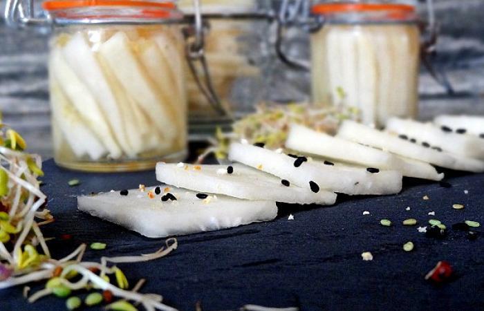 Régime Dukan (recette minceur) : Japanese style black radish #dukan https://www.proteinaute.com/recette-japanese-style-black-radish-7157.html