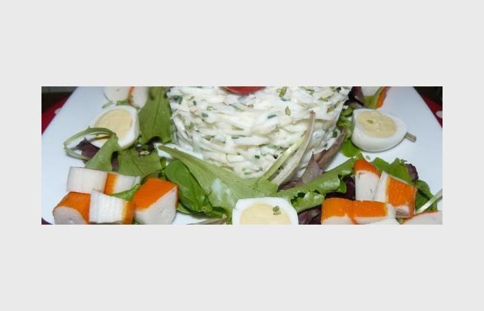 Rgime Dukan (recette minceur) : Salade de cleri #dukan https://www.proteinaute.com/recette-salade-de-celeri-7191.html