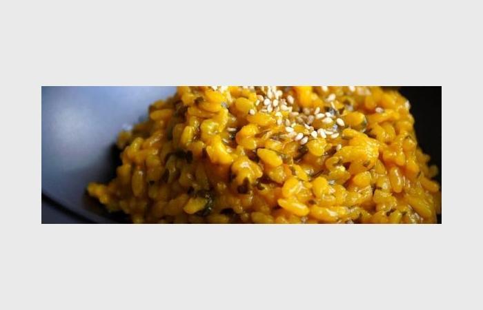 R�gime Dukan (recette minceur) : Risotto au curcuma et � l�algue dulse #dukan https://www.proteinaute.com/recette-risotto-au-curcuma-et-a-l-algue-dulse-7202.html