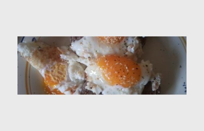 R�gime Dukan (recette minceur) : Steak madame ou steak � cheval #dukan https://www.proteinaute.com/recette-steak-madame-ou-steak-a-cheval-7228.html