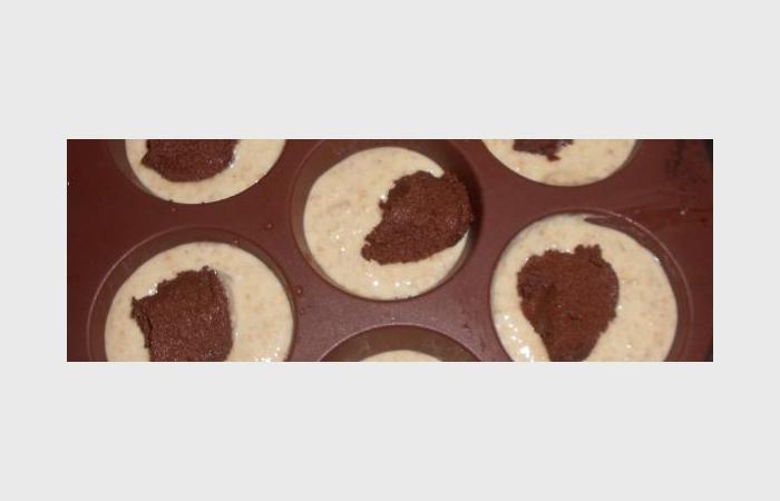 R�gime Dukan (recette minceur) : Muffins coeur en chocolat #dukan https://www.proteinaute.com/recette-muffins-coeur-en-chocolat-7243.html