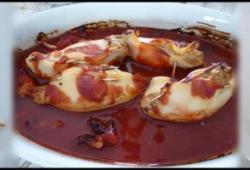 Recette Dukan : Encornet farcis sauce tomate