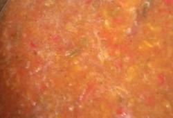 Recette Dukan : Soupe de poivrons rôtis