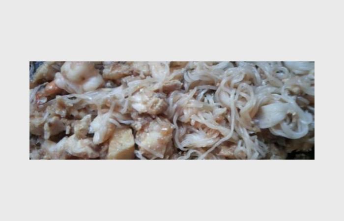 R�gime Dukan (recette minceur) : Poel�e de poisson et scampis � l'asiatique #dukan https://www.proteinaute.com/recette-poelee-de-poisson-et-scampis-a-l-asiatique-7295.html