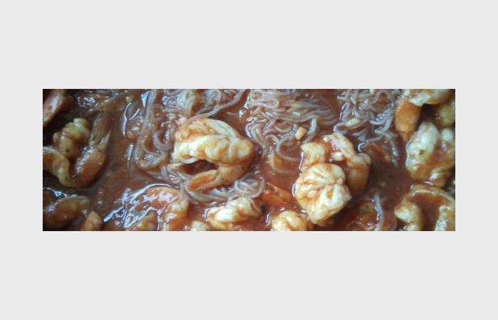 Rgime Dukan (recette minceur) : Scampis  la tomate - Coriandre et ses konjacs #dukan https://www.proteinaute.com/recette-scampis-a-la-tomate-coriandre-et-ses-konjacs-7309.html