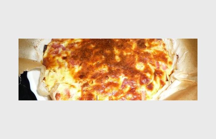 R�gime Dukan (recette minceur) : Quiche lorraine sans p�te #dukan https://www.proteinaute.com/recette-quiche-lorraine-sans-pate-7330.html