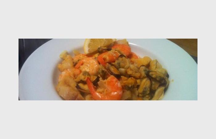 R�gime Dukan (recette minceur) : Cassolette de la mer  #dukan https://www.proteinaute.com/recette-cassolette-de-la-mer-7396.html